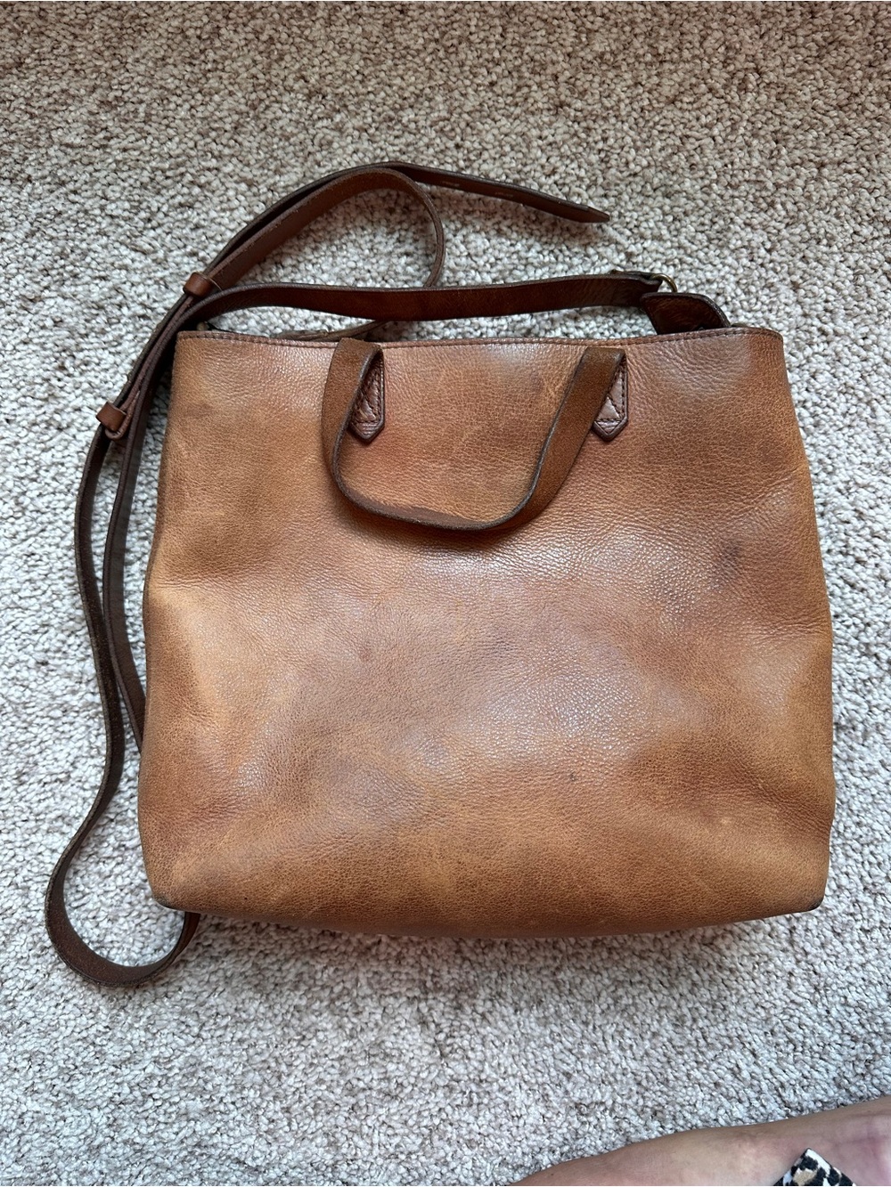 Madewell Small Zipper Tote/Crossbody